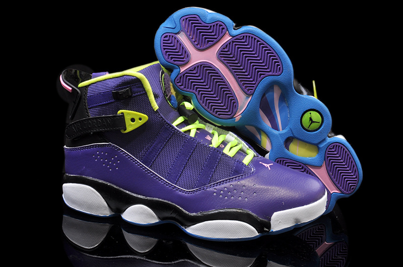 Exactly Fit Air Jordan 6 Rings Mens Violet